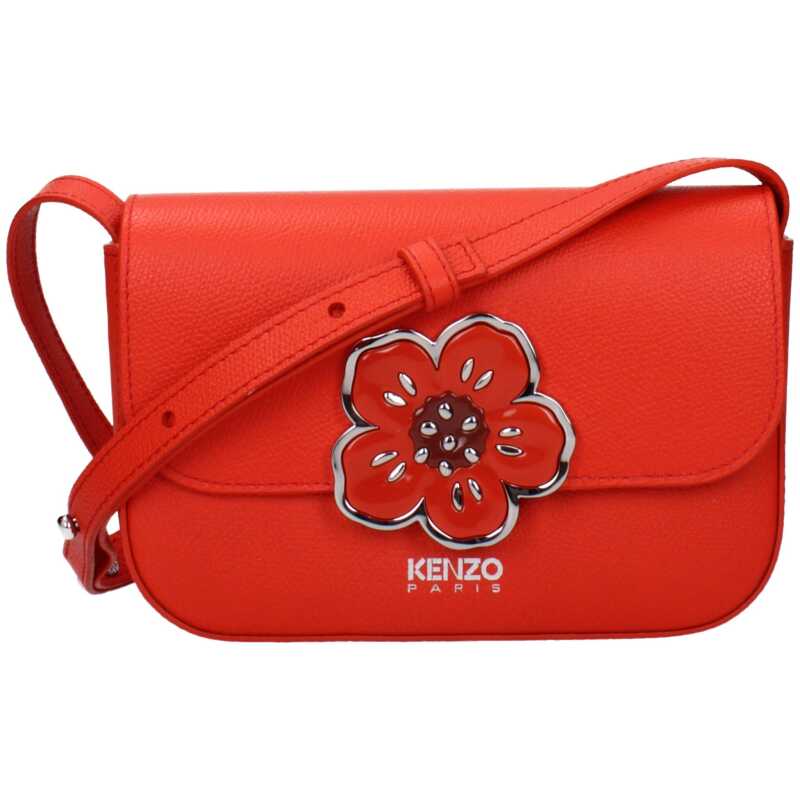 Kenzo Red Leather Crossbody Bag, theFeinheit