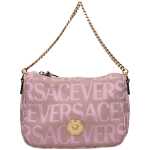 Versace Pink Fabric Handbags