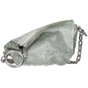 Burberry Green Leather Shoulder Bag