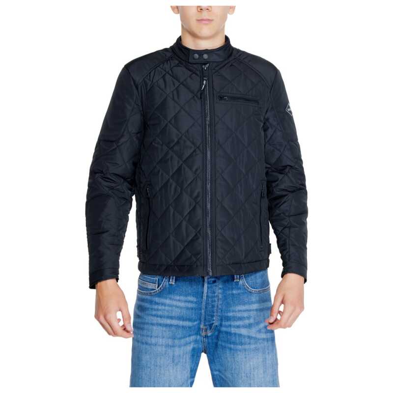 Replay Black Polyamide Jackets &amp; Coat, theFeinheit