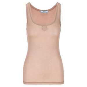 Prada Sleeveless Logo Top