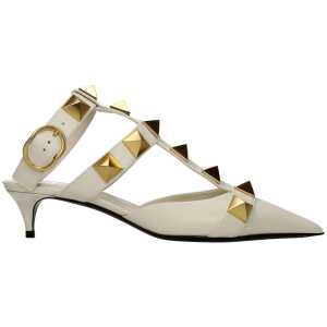 Valentino Garavani Beige Leather Sandal