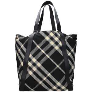 Burberry Black Fabric Shoulder Bag