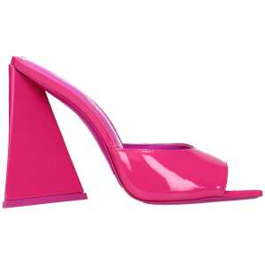 The Attico Pink Leather Sandal