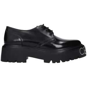 Celine Black Leather Oxfords And Derby