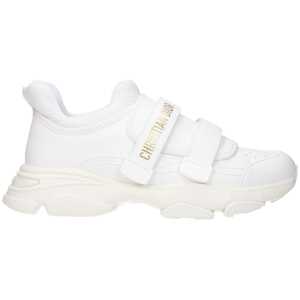 Christian Dior White Leather Sneakers