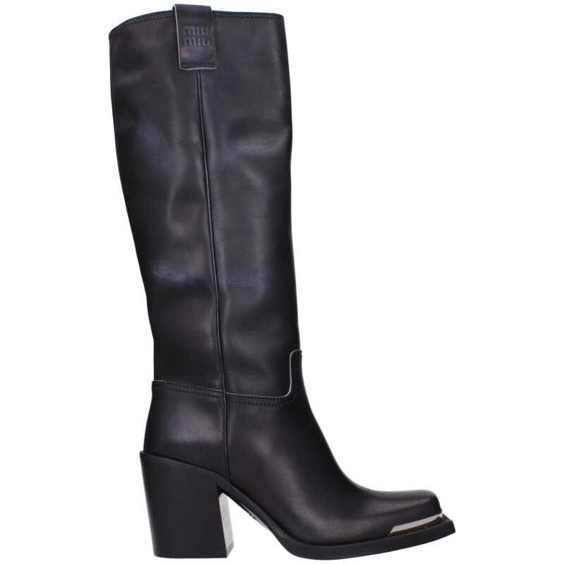 Miu Miu Black Leather Boot, theFeinheit