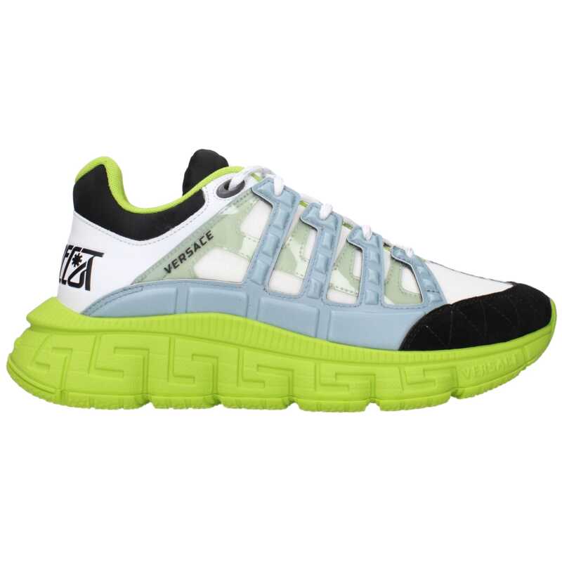 Versace White Fabric Sneakers, theFeinheit