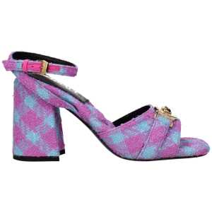 Versace Pink Fabric Sandal