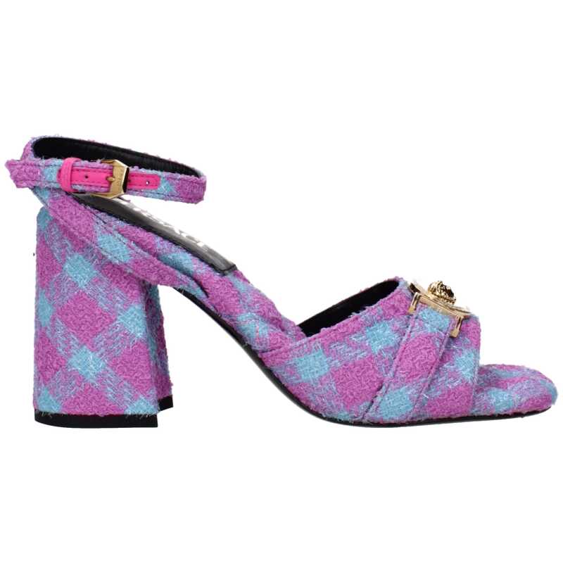 Versace Pink Fabric Sandal, theFeinheit