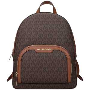 Michael Kors Brown Fabric Backpack