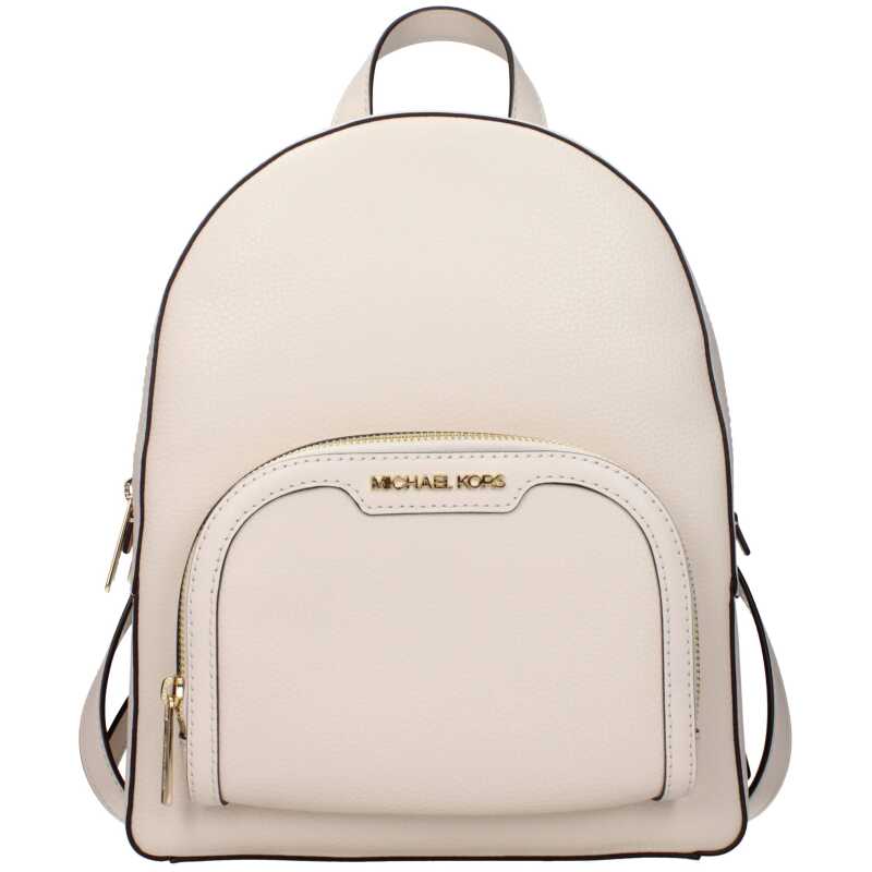 Michael Kors Beige Leather Backpack, theFeinheit