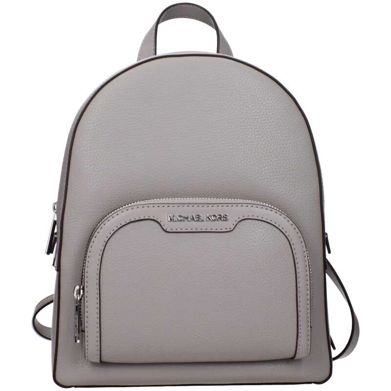 Michael Kors Gray Leather Backpack, theFeinheit