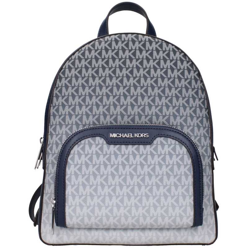 Michael Kors Blue Fabric Backpack, theFeinheit