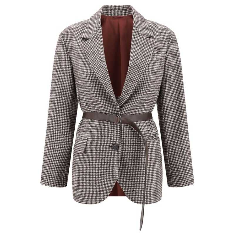 Brunello Cucinelli Blazer Jacket with belt, theFeinheit