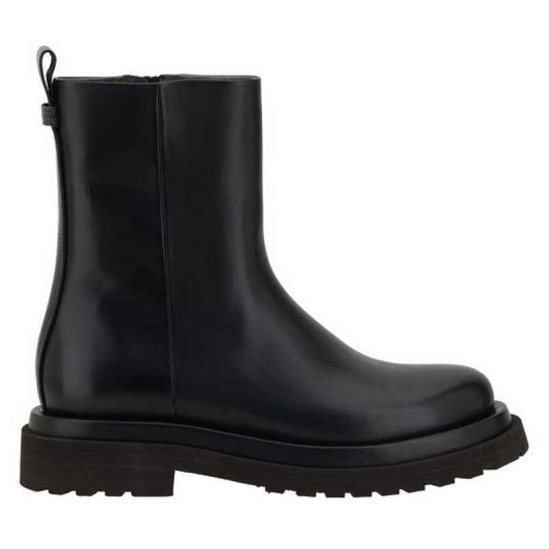 Brunello Cucinelli Leather Ankle Boots, theFeinheit