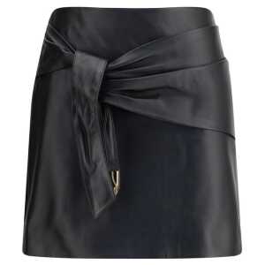 Versace Lambskin Miniskirt