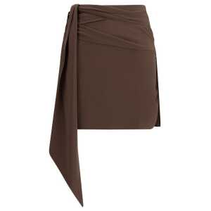 Prada Crepe de chine Mini Skirt
