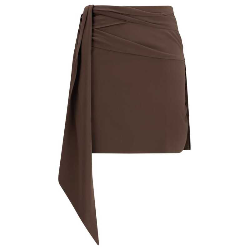 Prada Crepe de chine Mini Skirt, theFeinheit