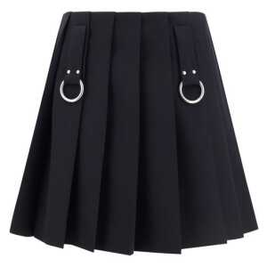 Prada Wool pleated Miniskirt