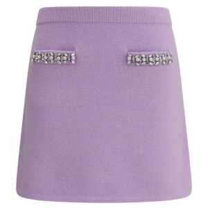 Self-Portrait Knit Miniskirt