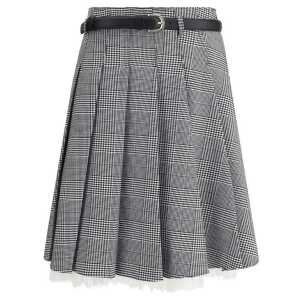 Self-Portrait Prince of Wales print Miniskirt