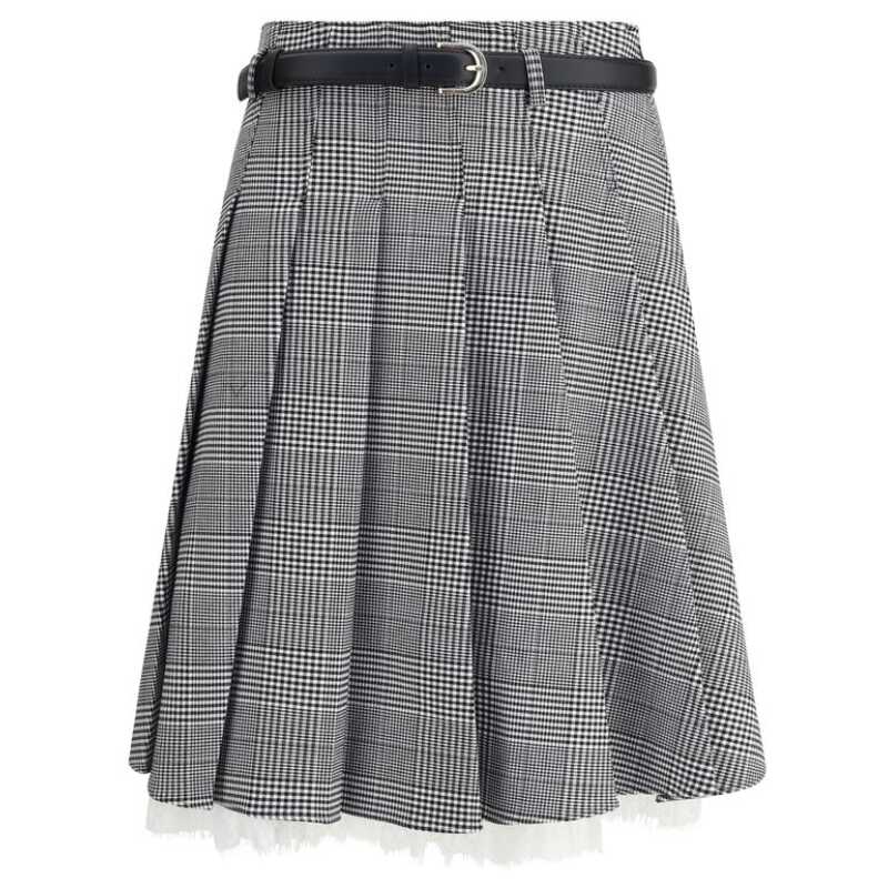 Self-Portrait Prince of Wales print Miniskirt, theFeinheit