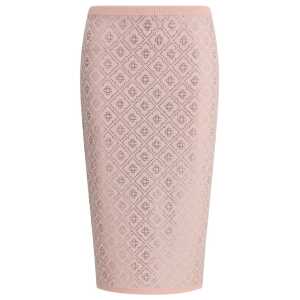Casablanca Rhinestone Midi Skirt