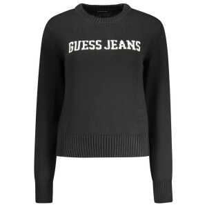 Guess Jeans Black Cotton Sweater