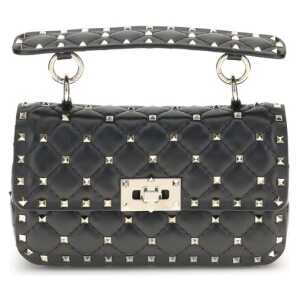 Valentino Garavani Small Leather Rockstud Spike Handbag