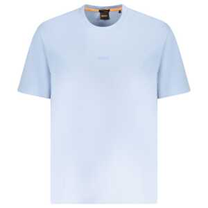 Hugo Boss Blue Cotton Men T-Shirt