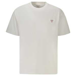 Guess Jeans White Cotton Men T-Shirt