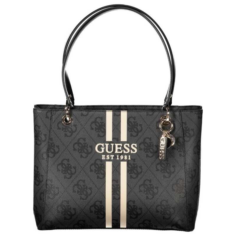 Guess Jeans Black Polyethylene Women Handbag, theFeinheit
