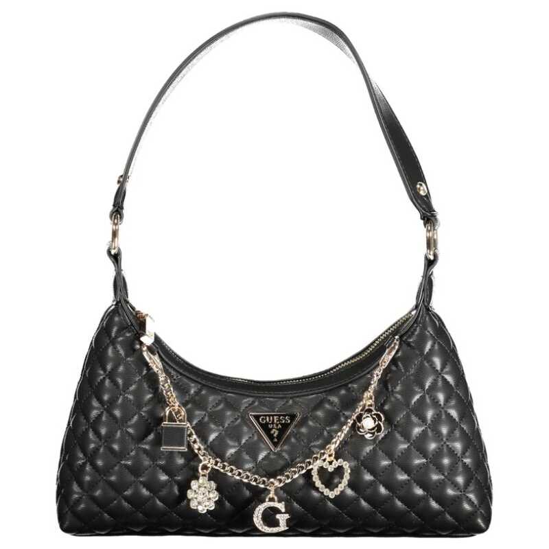 Guess Jeans Black Polyethylene Women Handbag, theFeinheit