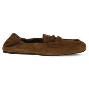 Miu Miu Suede Ruches Loafers