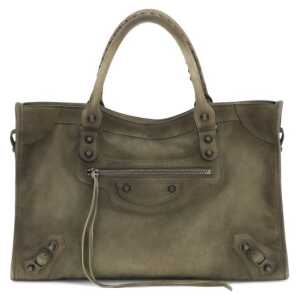 Balenciaga Suede Le City medium Handbag