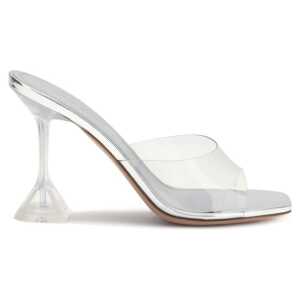 Amina Muaddi Lupita Glass Sandals