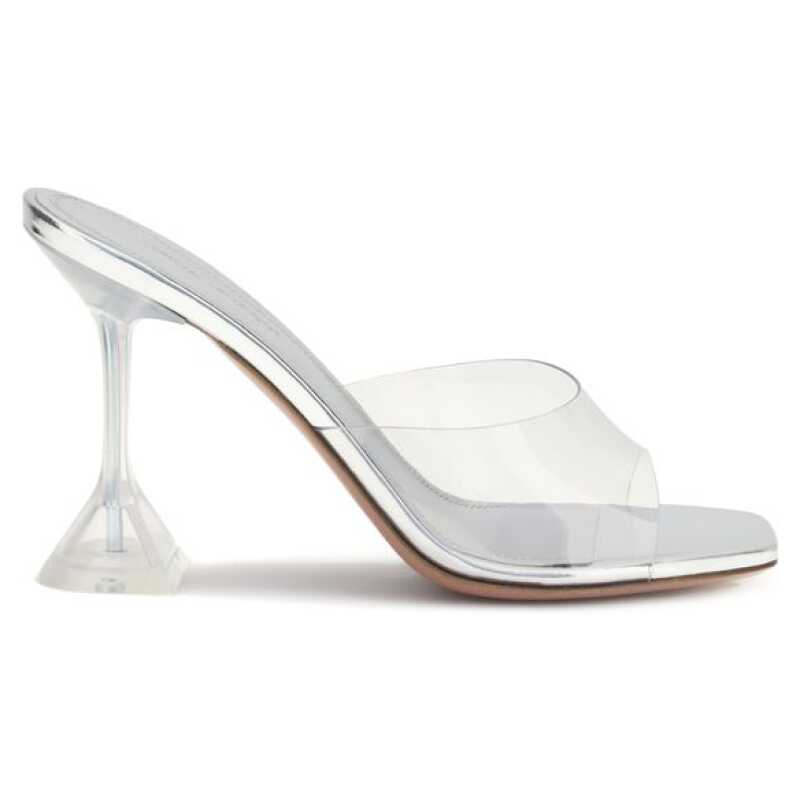 Amina Muaddi Lupita Glass Sandals, theFeinheit