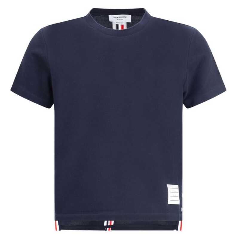 Thom Browne RELAXED FIT SHORT SLEEVE TEE W/ CENTER B, theFeinheit
