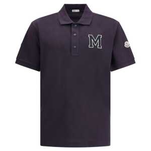 Moncler Polo Shirt with logo patch