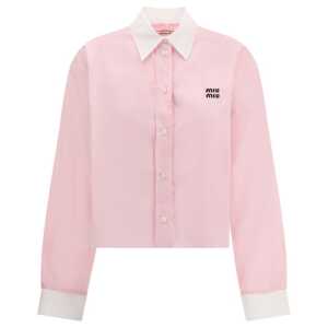 Miu Miu Cropped Shirt