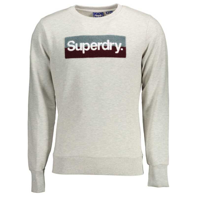 Superdry Gray Cotton Sweater, theFeinheit