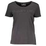 Scervino Street Black Cotton Tops & T-Shirt