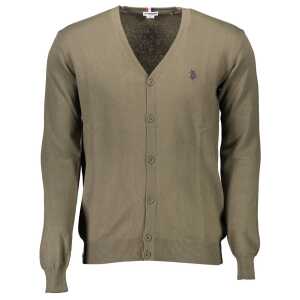 U.S. POLO ASSN. Green Cotton Sweater