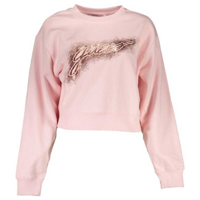 Guess Jeans Pink Cotton Sweater, theFeinheit