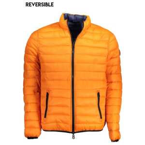 U.S. POLO ASSN. Orange Nylon Jacket