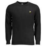 Lyle & Scott Black Cotton Sweater
