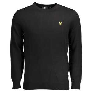 Lyle & Scott Black Cotton Sweater