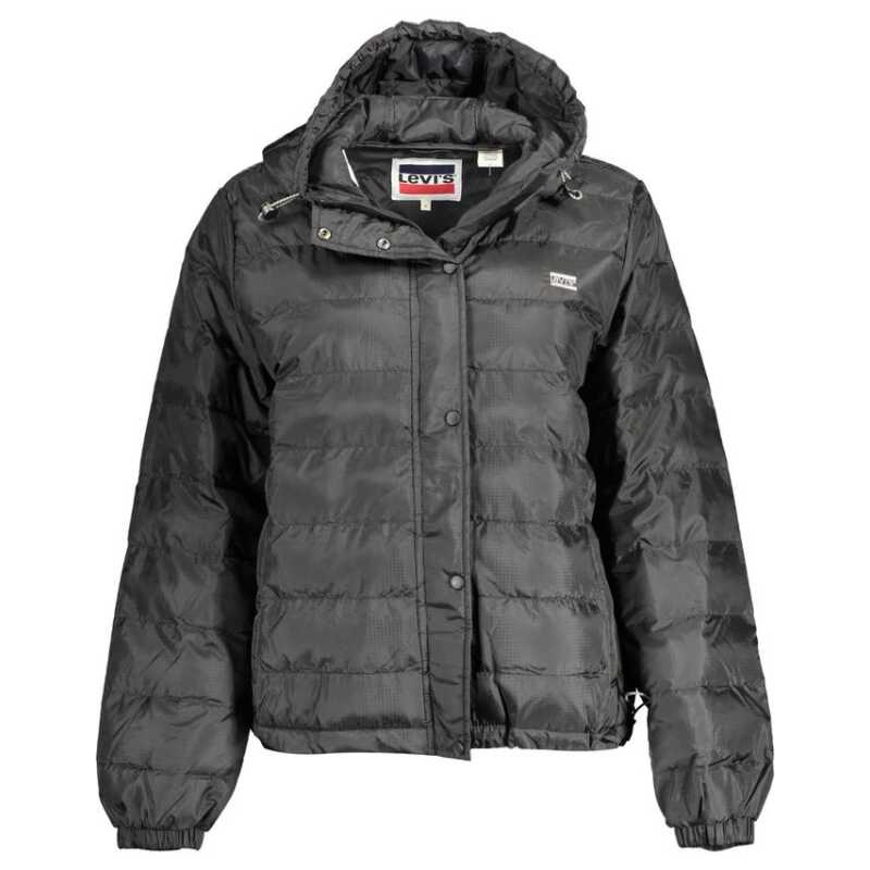 Levi&#8217;s Black Polyester Jackets &amp; Coat, theFeinheit