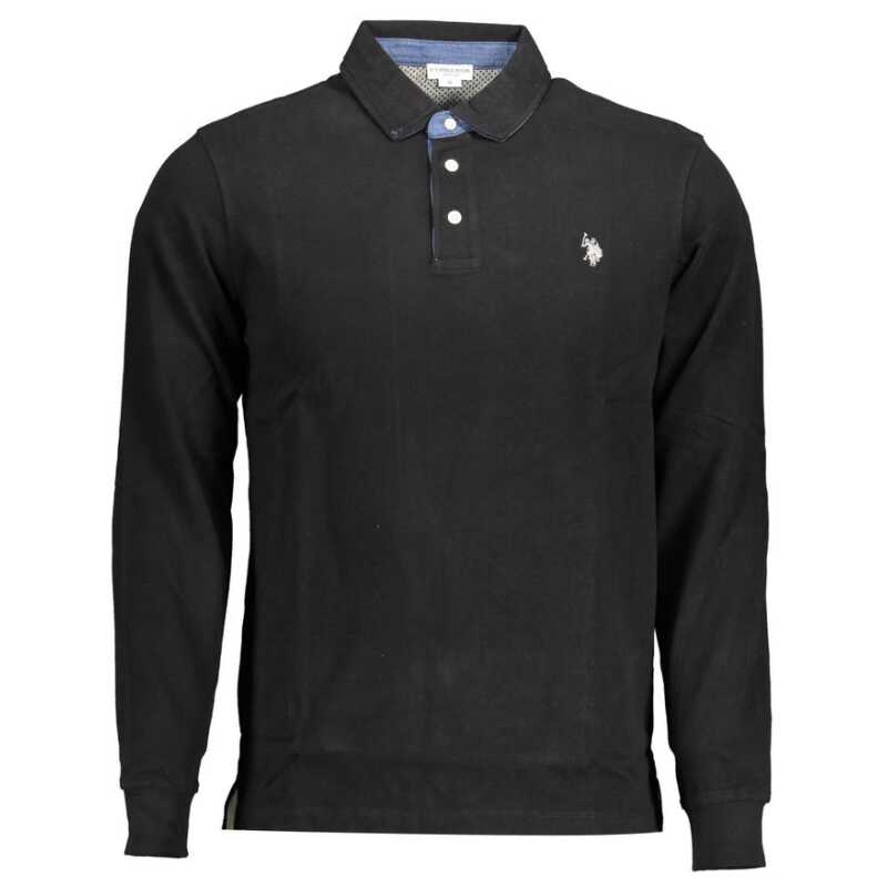 U.S. POLO ASSN. Black Cotton Polo Shirt, theFeinheit